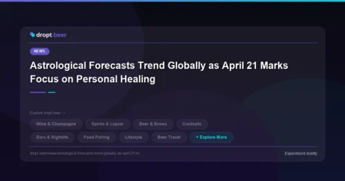 Astrological Forecasts Trend Globally as April 21 Marks Focus on Personal Healing | cellar.dropt.beer